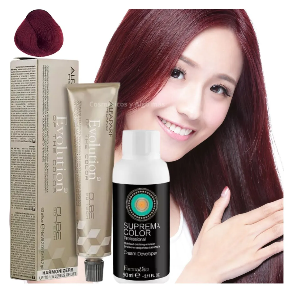 ALFAPARF MILANO - TINTURA PERMANENTE EVOLUTION CON ACIDO HIALURONICO DE ALFAPARF