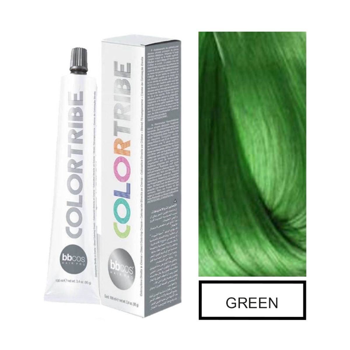 GENERICO - Tintura Fantasia Color Tribe Bbcos  Green 100Ml