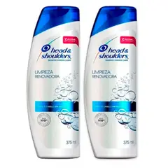 HEAD AND SHOULDERS - Pack 2 Shampoo Head&shoulders Limpieza Renovadora 375ml