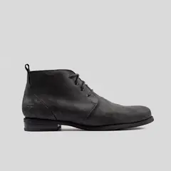 TRAUKO - Zapato Hombre Cuero Negro Sanhattan