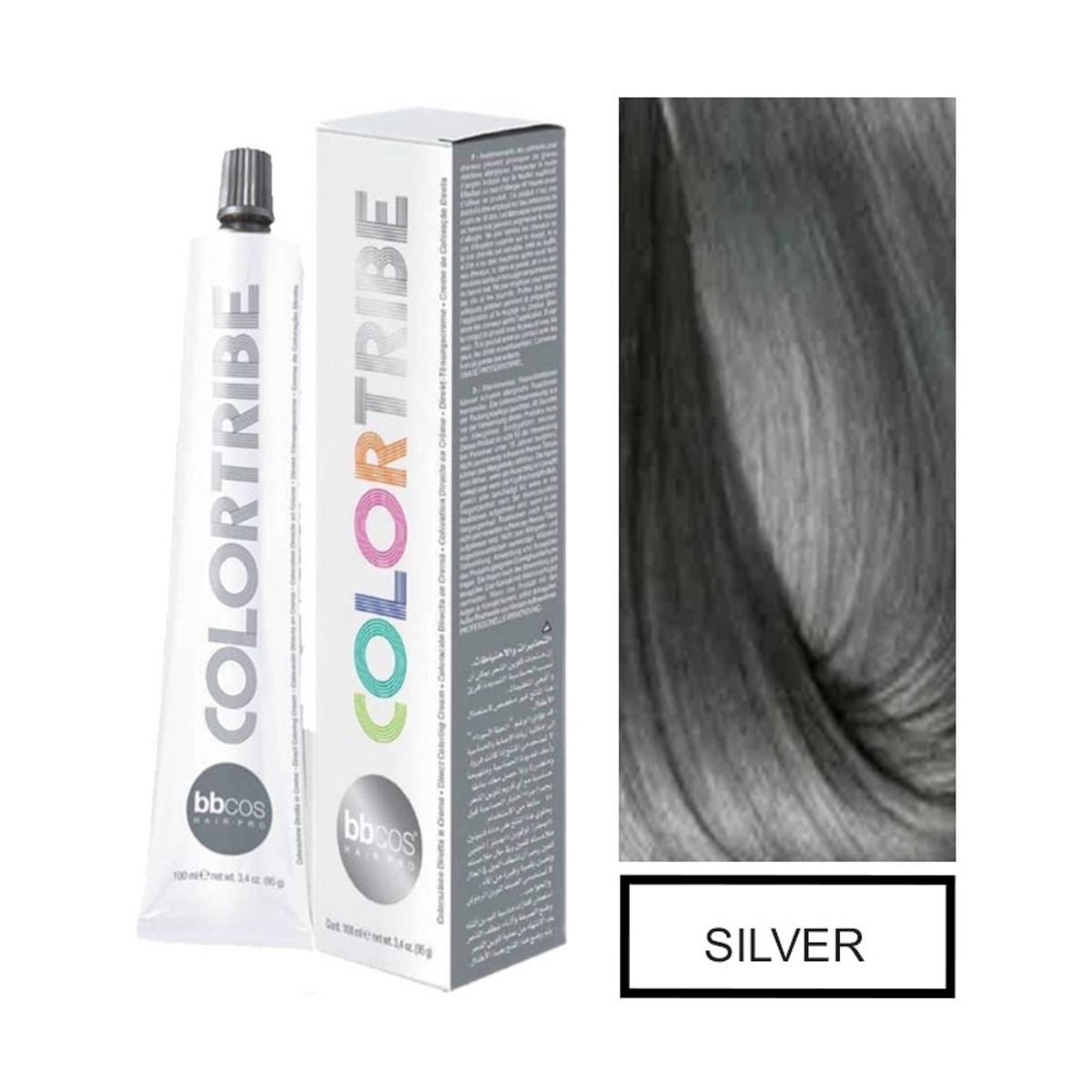 GENERICO - Tintura Fantasia Color Tribe Bbcos  Silver 100Ml