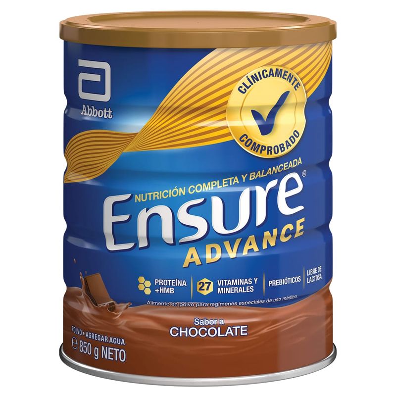 ENSURE - ENSURE ADVANCE CHOCOLATE 850grs