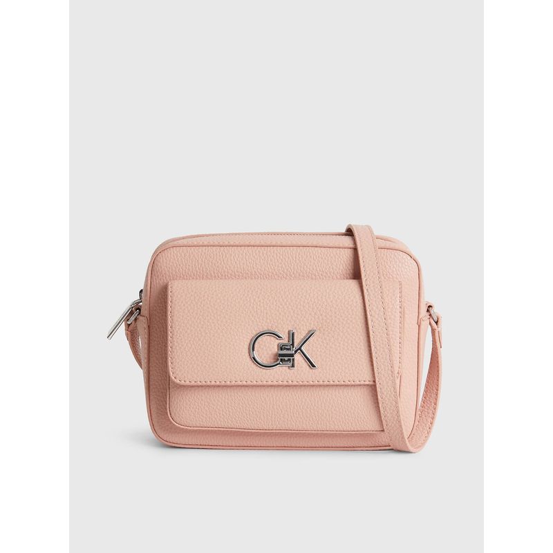 CALVIN KLEIN - Bandolera reciclada Rosado Calvin Klein