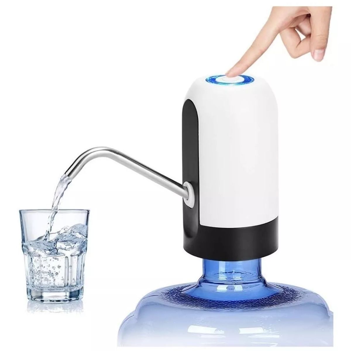 GENERICO - Dispensador Agua Electrónico Recargable Usb Botellon Bomba
