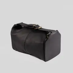 TRAUKO - Neceser Hombre Cuero Negro Gales