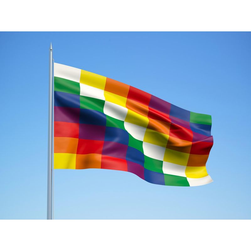 GENERICO - Bandera Whipala Pueblos Originarios  Sanfex - S0502
