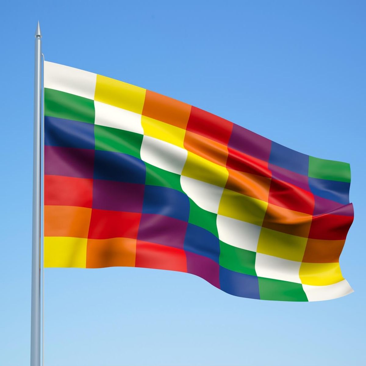 GENERICO - Bandera Whipala Pueblos Originarios  Sanfex - S0502