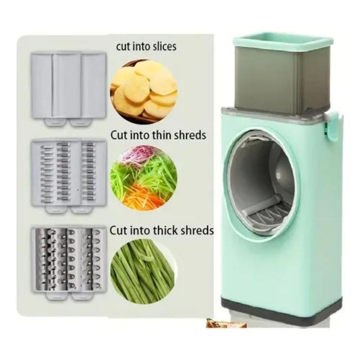 GENERICO - Rebanador Rayador Cortador De Queso Vegetales Frutas
