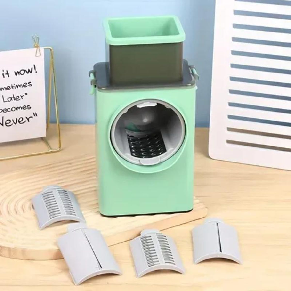 GENERICO - Rebanador Rayador Cortador De Queso Vegetales Frutas