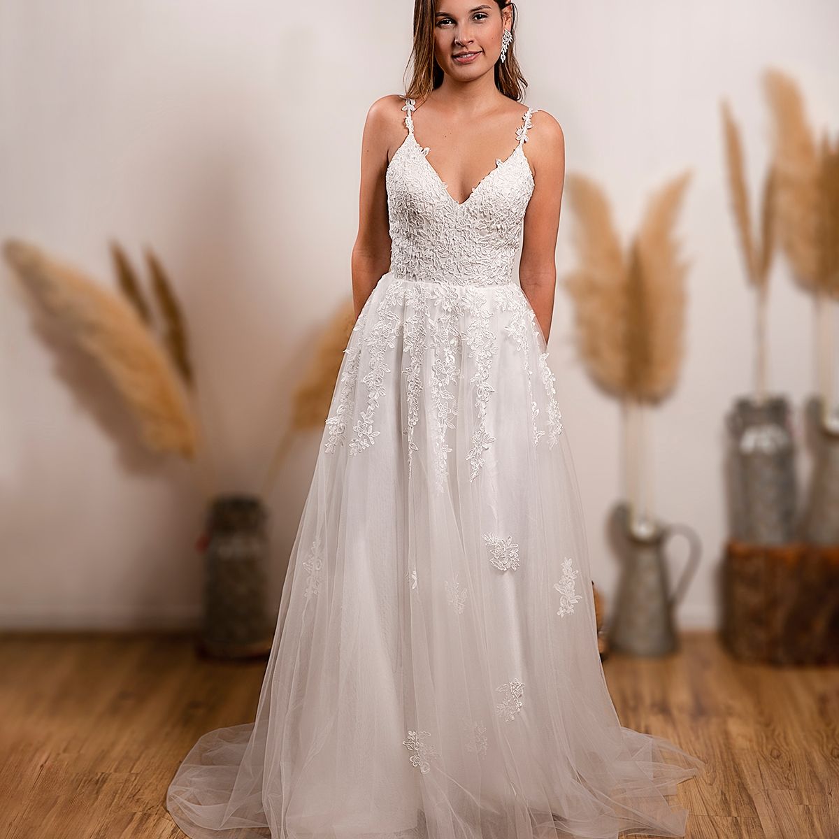 DULCENOVIA - Vestido de Novia Laura falda de Tull Dulce Novia