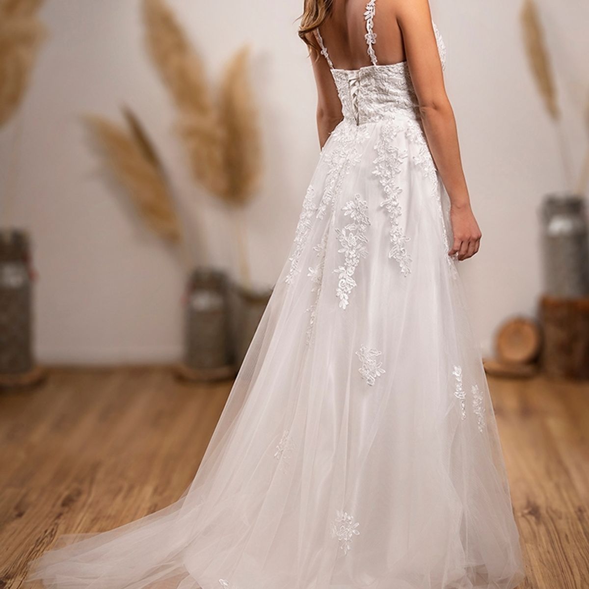 DULCENOVIA - Vestido de Novia Laura falda de Tull Dulce Novia