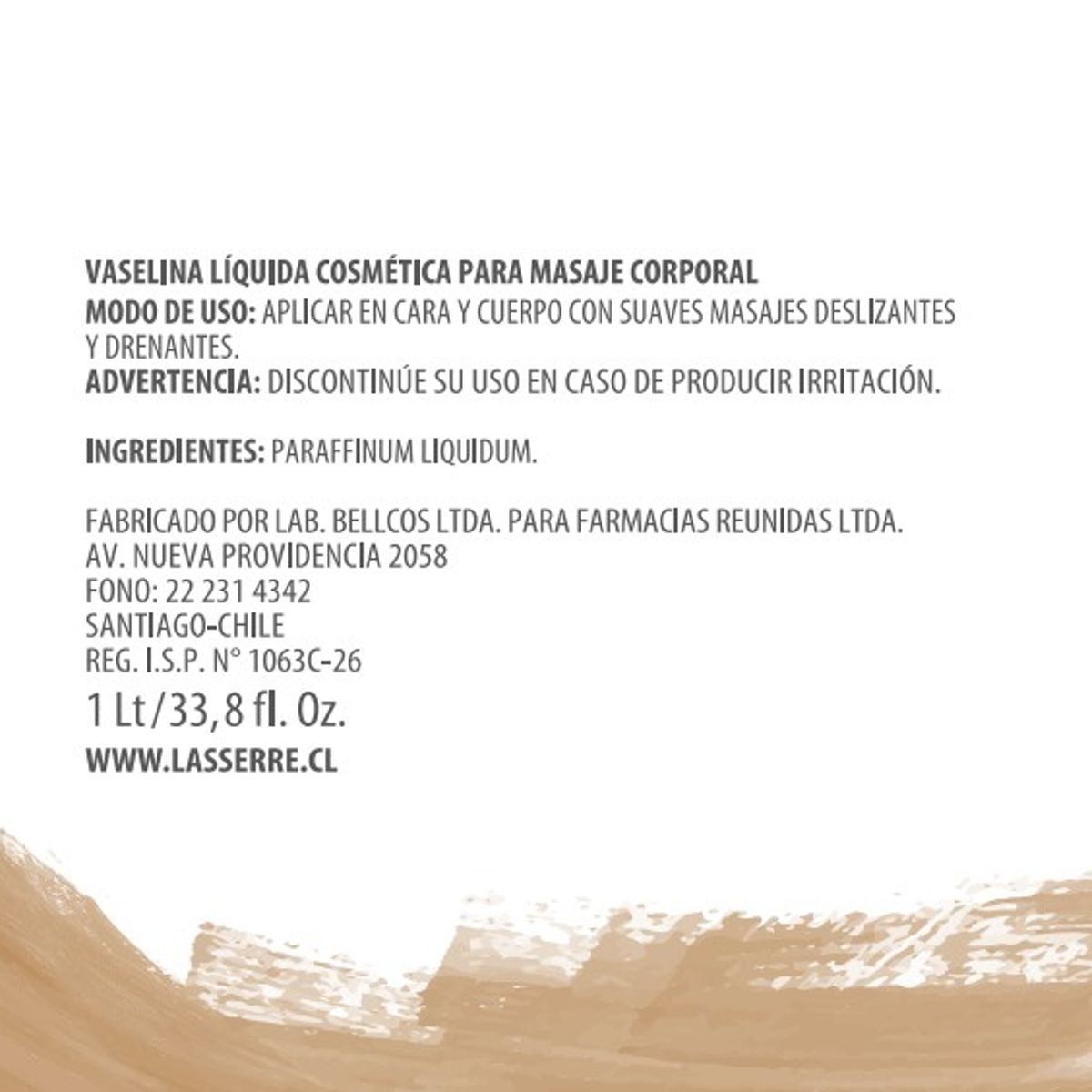 LASSERRE COSMETIQUE - Vaselina Líquida Cosmética 1 lt Lasserre Cosmétique