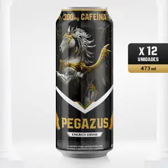 PALIKOS FITNESS - Bebida Energética - 300 Cafeina PACK 12 - PEGAZUS