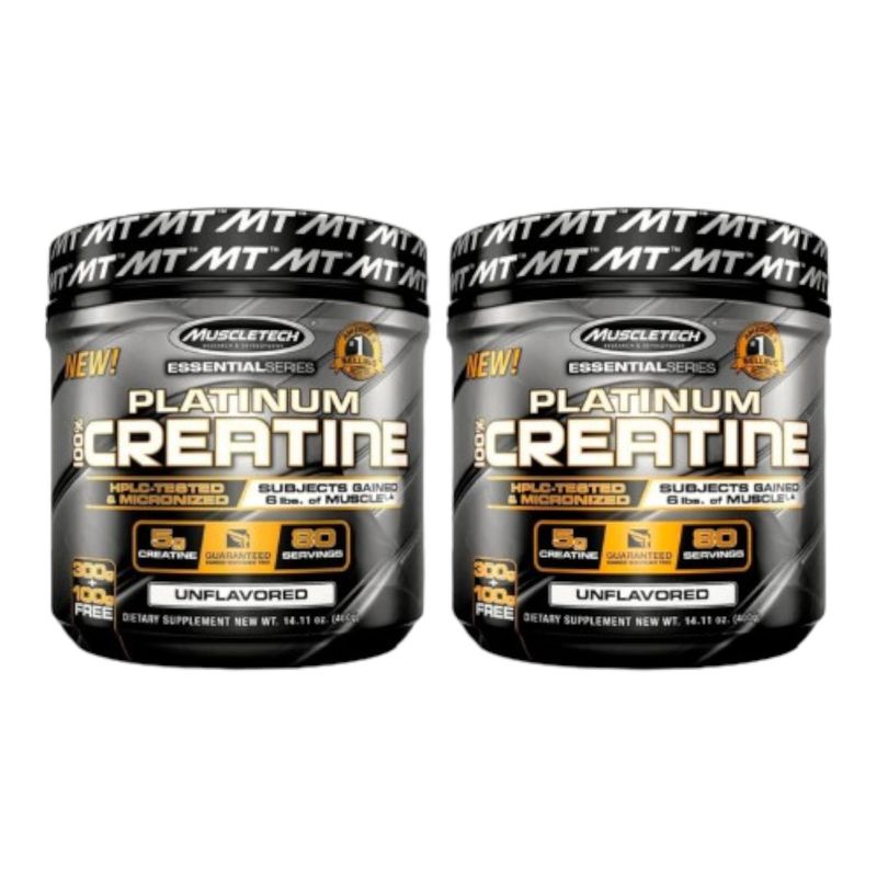 MUSCLETECH - PACK 2 CREATINAS PLATINUM 160SV TOTAL – MUSCLETECH