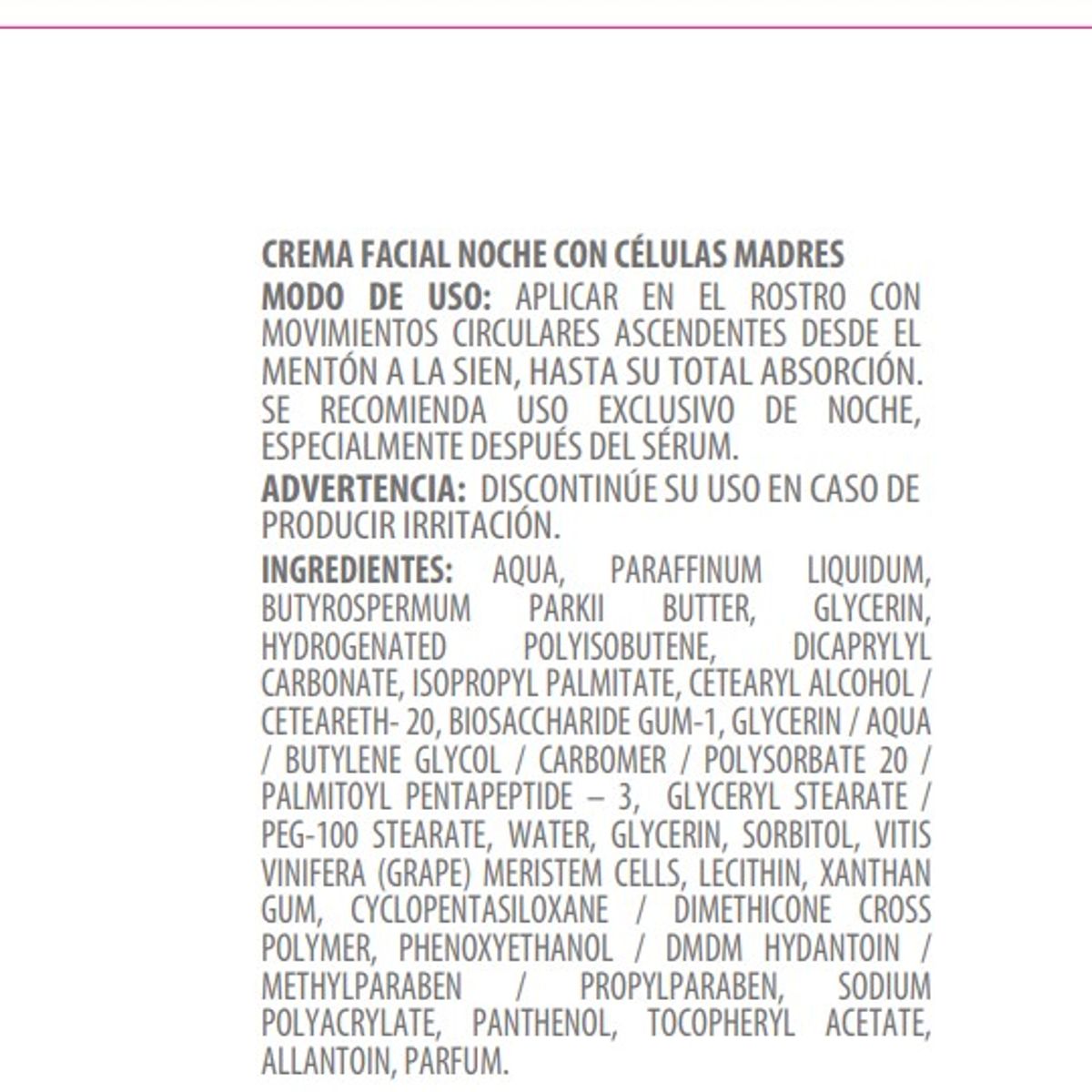LASSERRE COSMETIQUE - Crema Facial Noche con Celulas Madres 50 g Lasserre Cosmétique