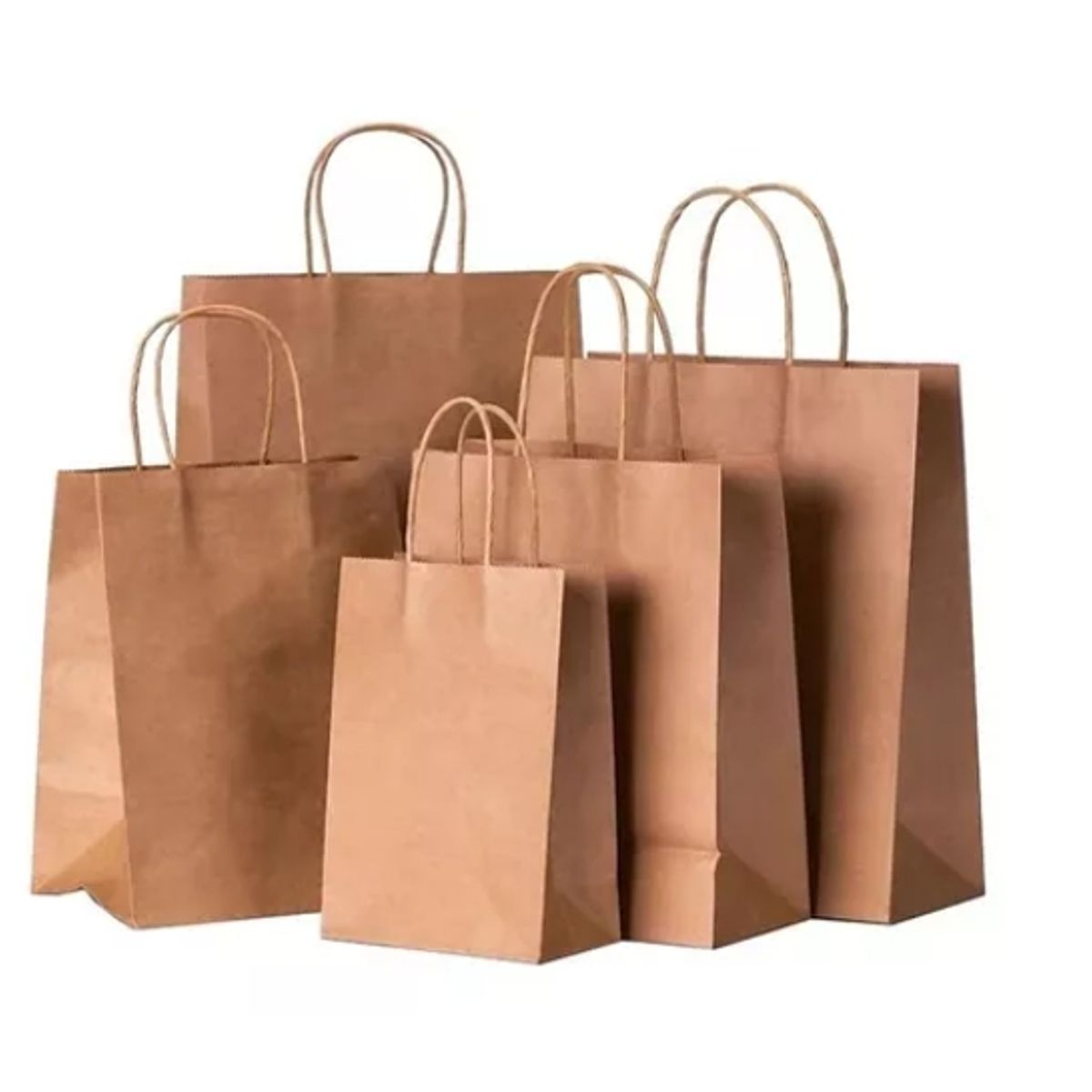Bolsas Papel Kraft 12 Unidades 15x21x8cm, marca OFERTABKN - Foto 2
