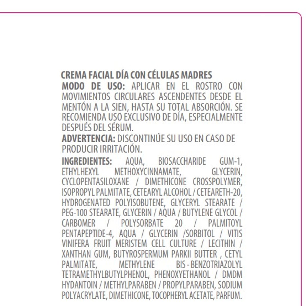 LASSERRE COSMETIQUE - Crema Facial Día con Celulas Madres 50 g Lasserre Cosmétique.-