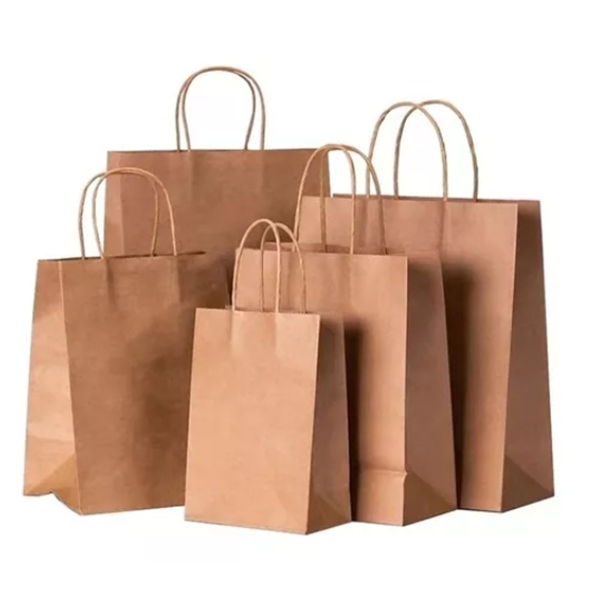 OFERTABKN - Bolsas Papel Kraft 12 Unidades 32x25x11cm
