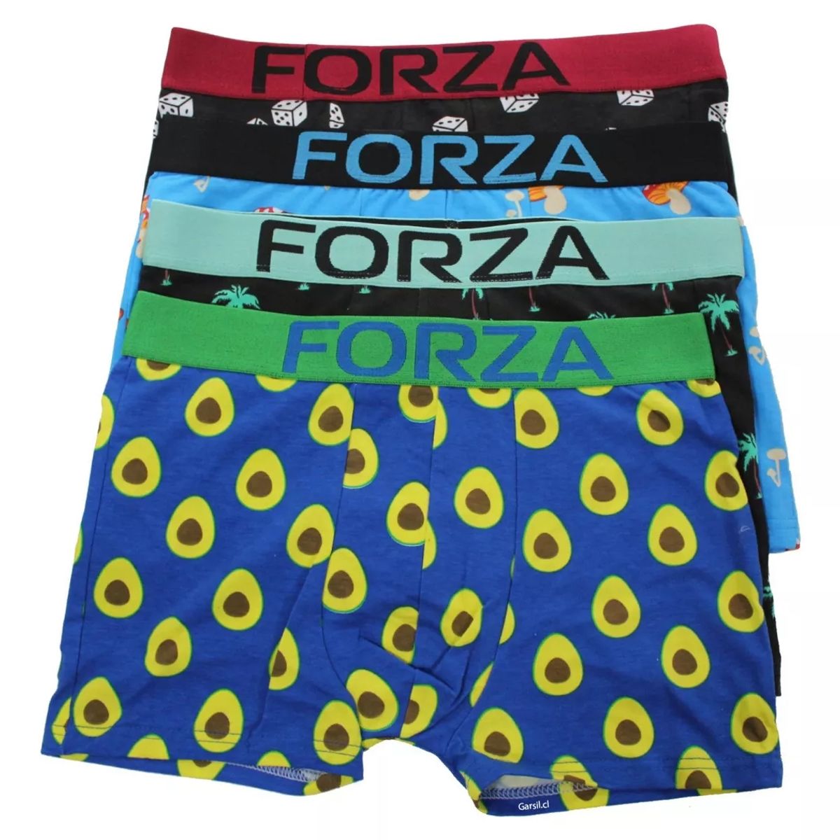 GARSIL - 6 Boxer De Algodon Para Hombre - Diseños Surtidos.