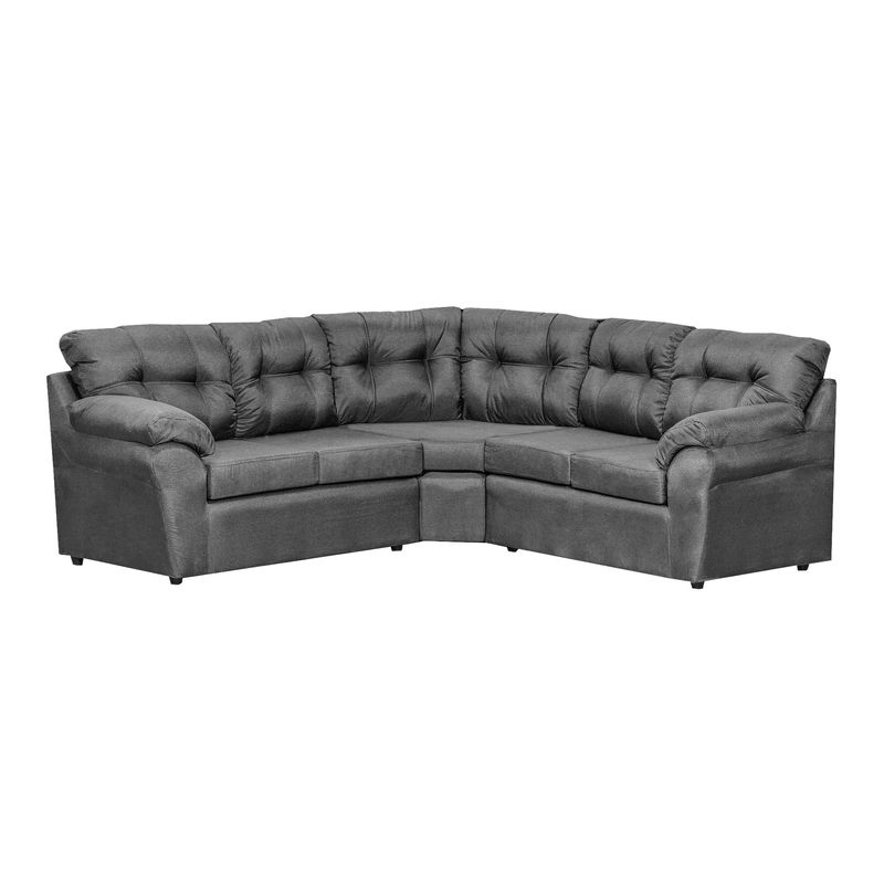 DECOOUTLET - Seccional Polonia 212 Tela Gris