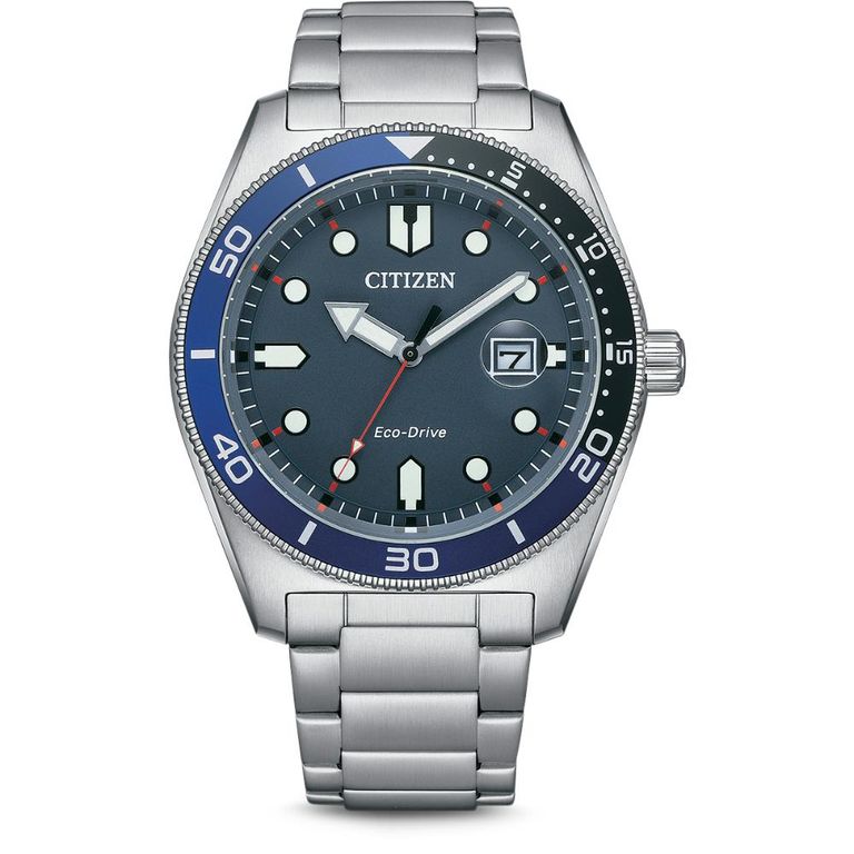Reloj Hombre AW1761-89L Premium Eco-Drive - Plateado Plateado TALLA UNICA