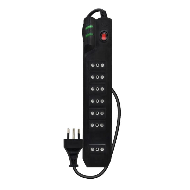MLAB - Protector Sobrevoltaje - 5mt 7 Enchufes - Certificado Cesmec