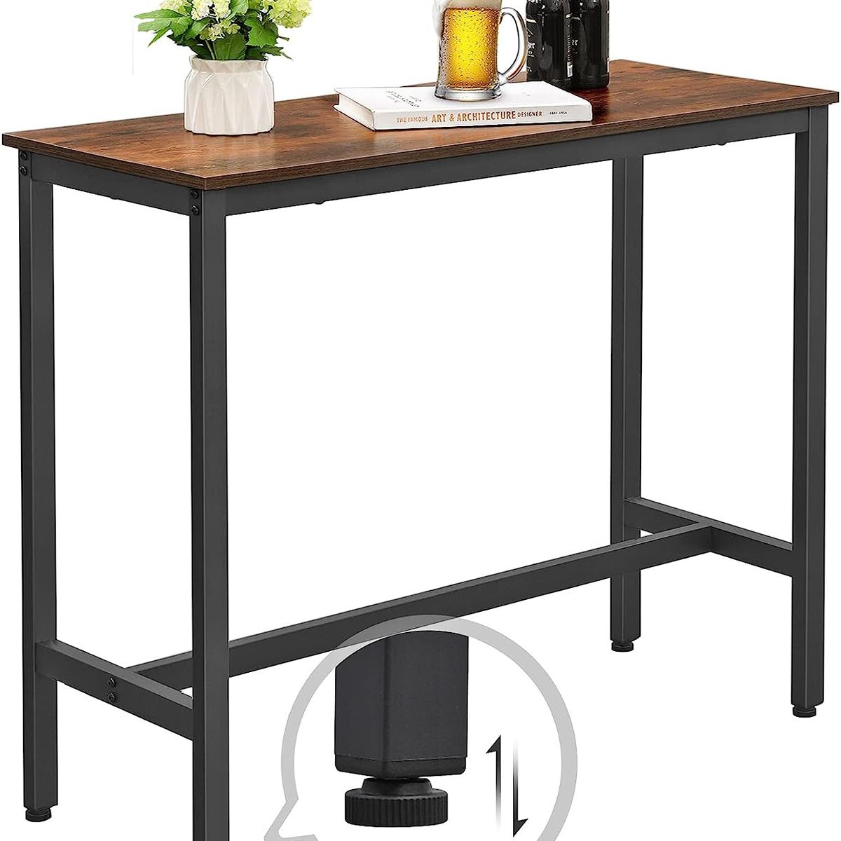 VASAGLE - Mesa Comedor para Taburete Bar