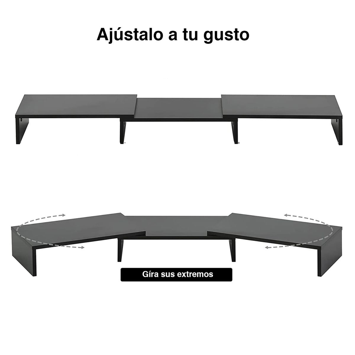 NEWO - Elevador Alzador base doble monitor ajustable NW-2M23