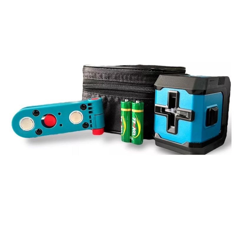 GENERICO - Nivel Laser Mini Portátil Autonivelante de 2 lineas verdes