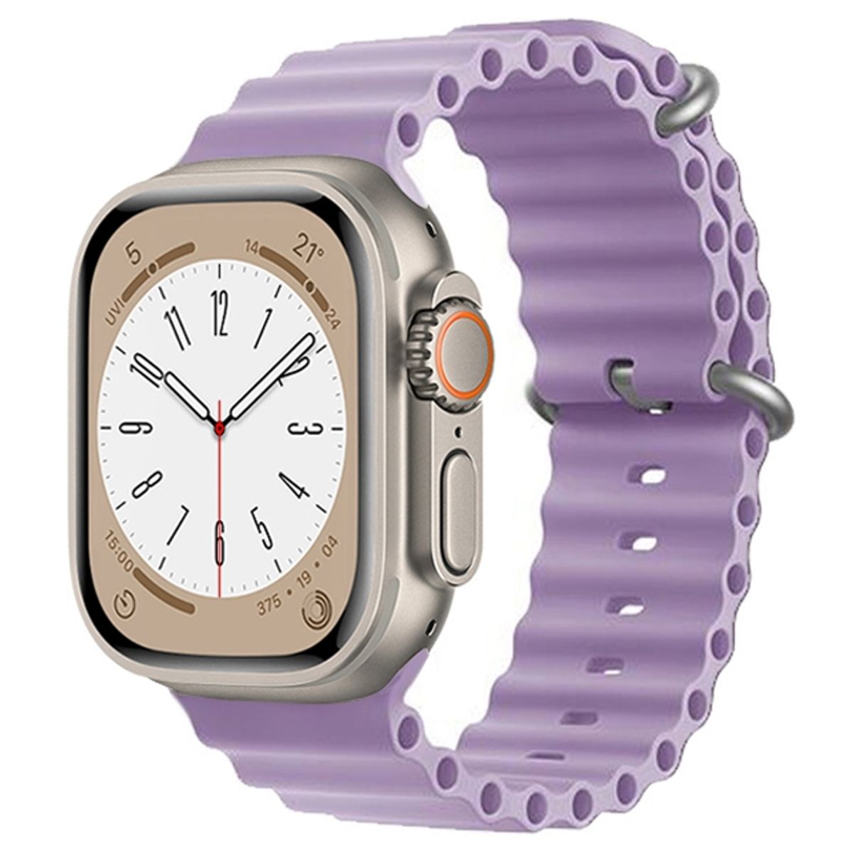 GENERICO - Correa Silicon Ocean compatible con AppleWatch 38-40-41mm