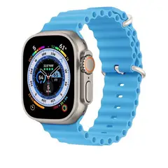 GENERICO - Correa Silicon Ocean compatible con AppleWatch 38-40-41mm