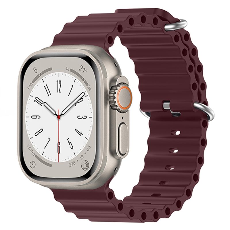 GENERICO - Correa Silicon Ocean compatible con AppleWatch 38-40-41mm