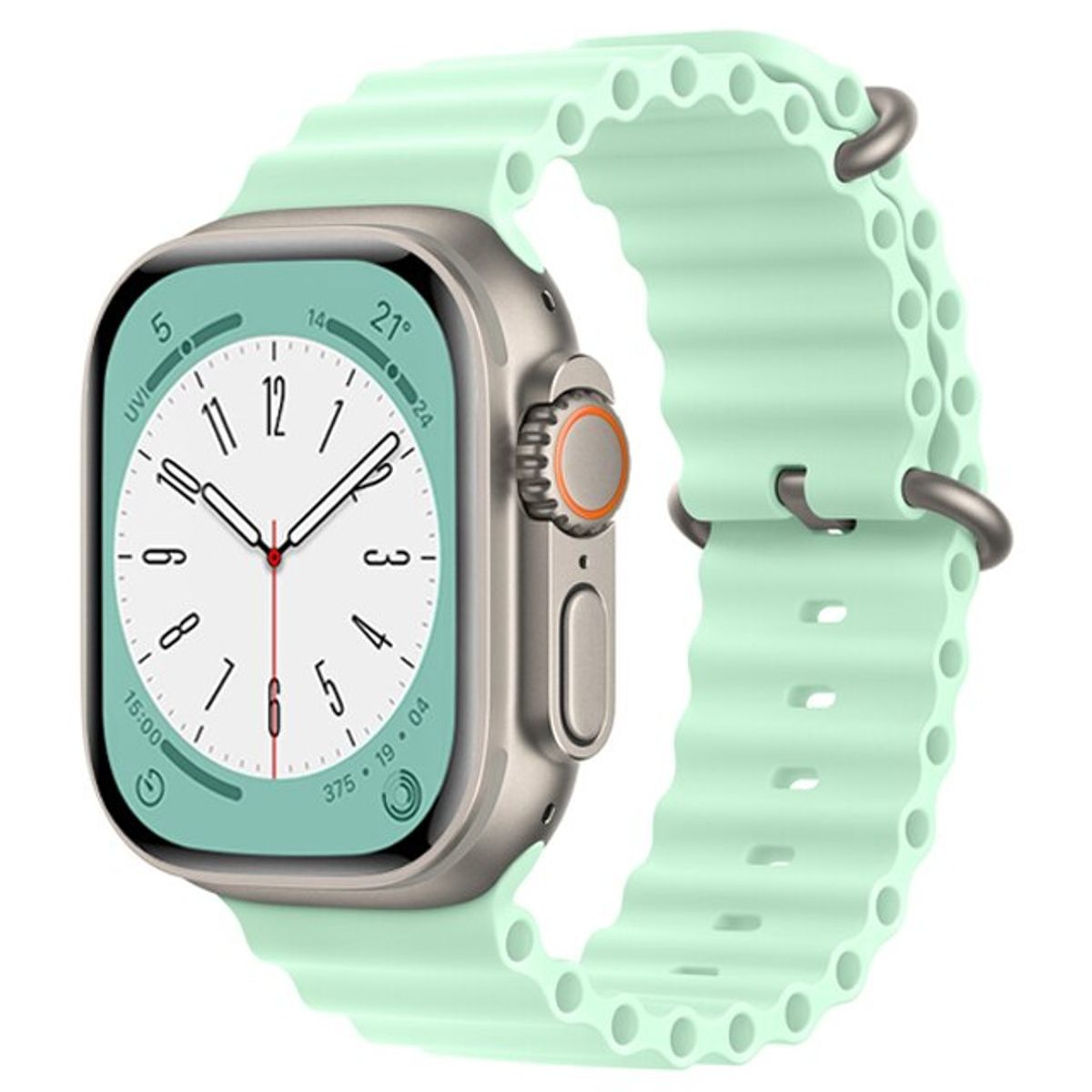 GENERICO - Correa Silicon Ocean compatible con AppleWatch 38-40-41mm