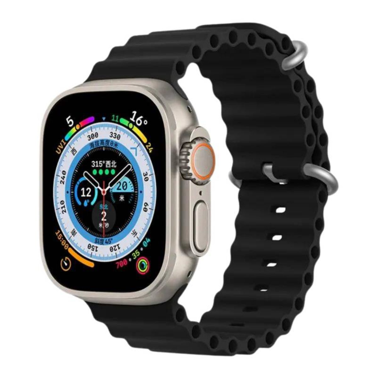 GENERICO - Correa Silicon Ocean compatible con AppleWatch 38-40-41mm
