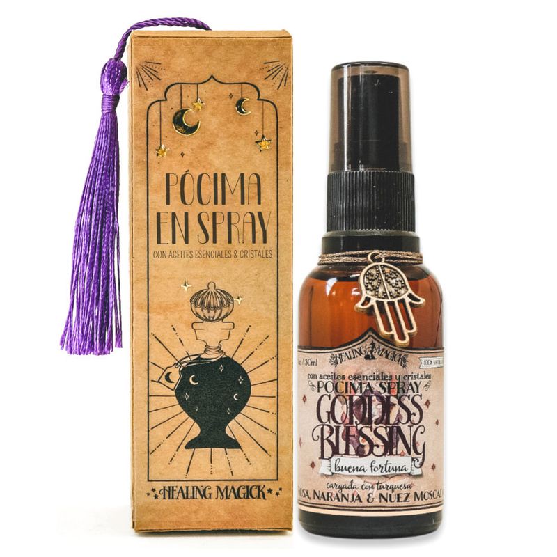 HEALING MAGICK - Bendición de la Diosa Spray de Ritual Abrecaminos  Buena Suerte
