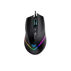 AULA - Mouse Gamer Wind F805 Cableado – DPI Ajustable, Iluminación LED y Diseño Ergonómico