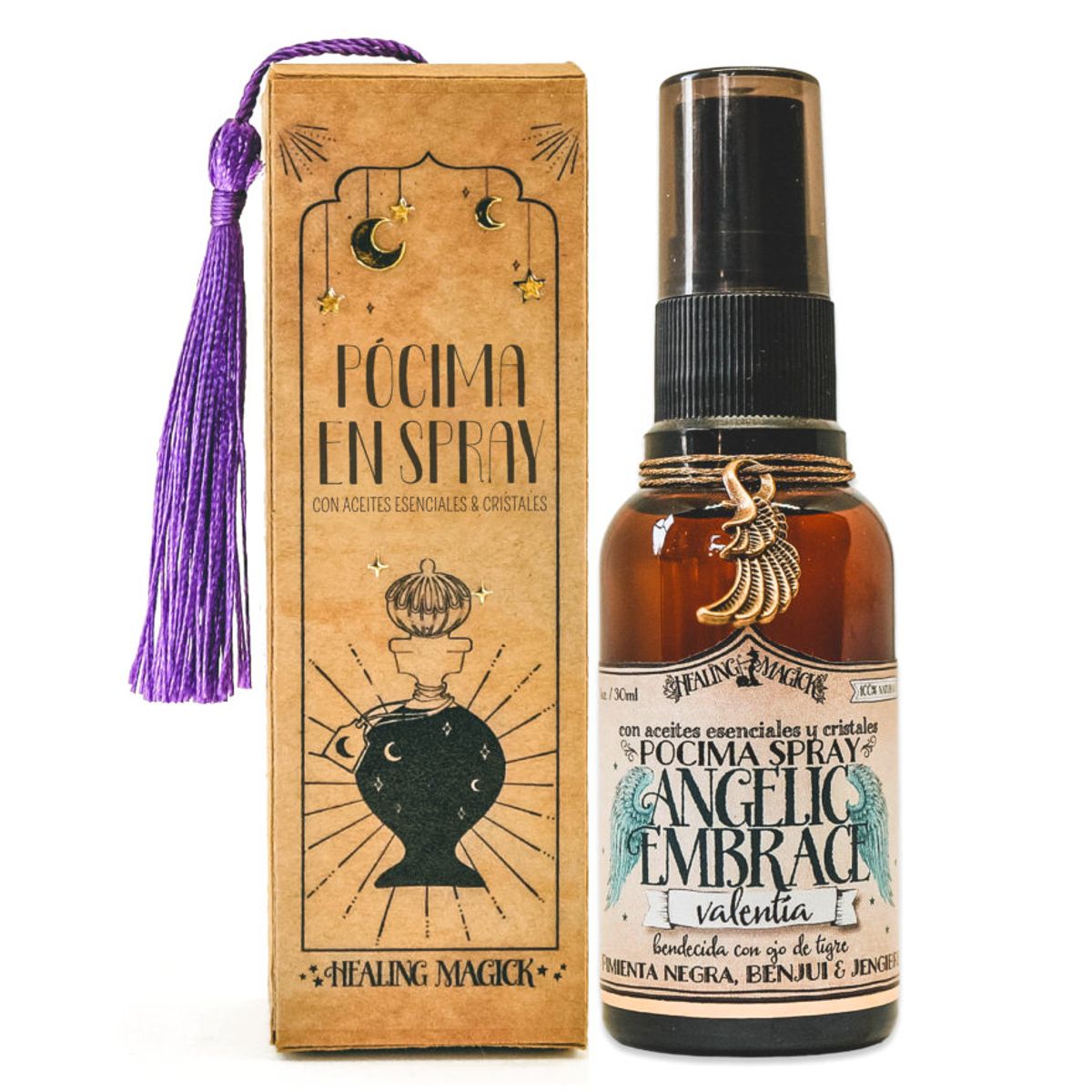 HEALING MAGICK - Abrazo Angélico Spray de Ritual Valentía
