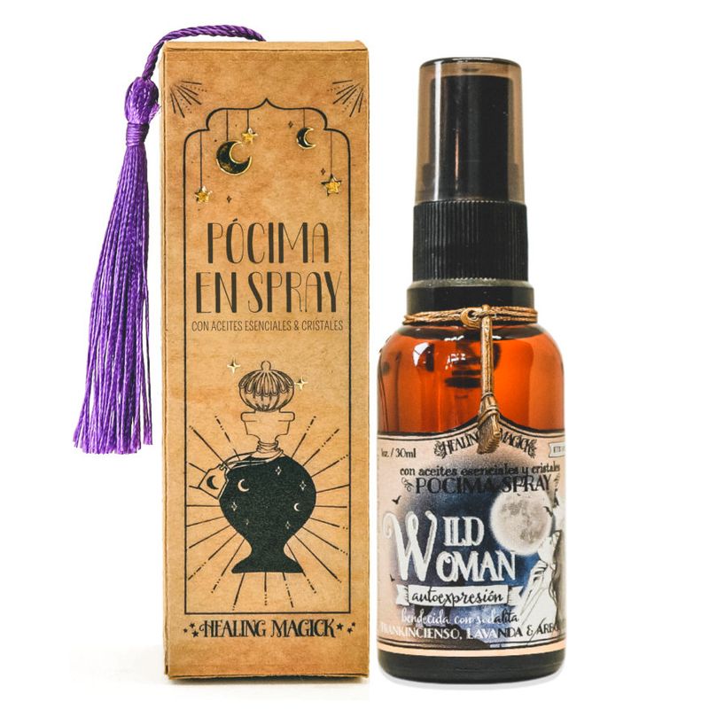 HEALING MAGICK - Mujer Salvaje Spray de Ritual Comunicación y Expresividad