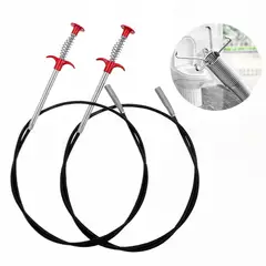 GENERICO - X2 destapador de wc manual sopapo destapador cañerias 59 CM