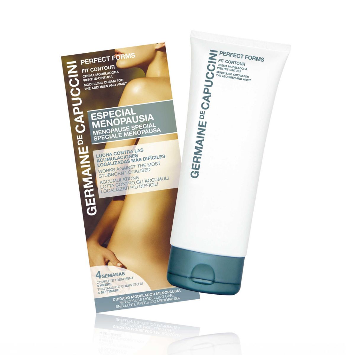 GERMAINE CAPUCCINI - Fit Contour Crema Reductora vientre y cintura Especial Menopausia