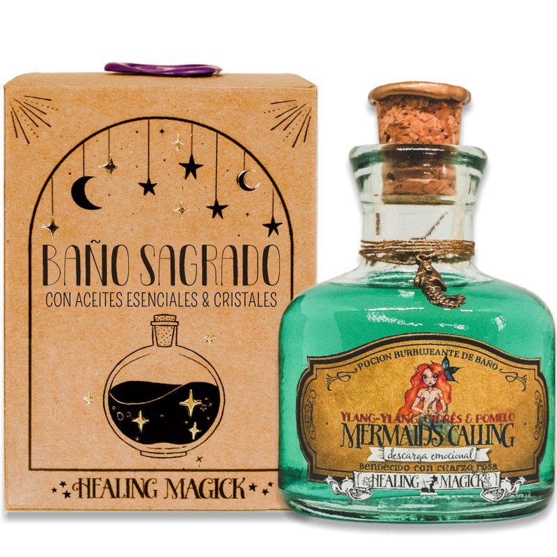 HEALING MAGICK - Baño Terapéutico para la Descarga Emocional con Ylang-Ylang Ciprés y Pomelo