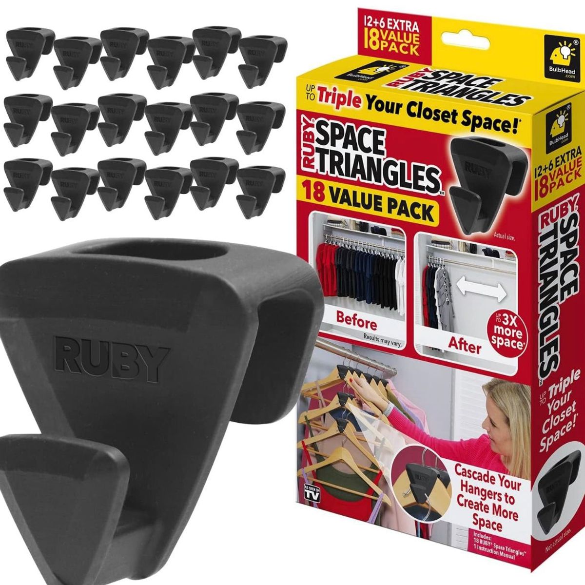 GENERICO - Organizador Ganchos Colgadores Para Ropa Antideslizante