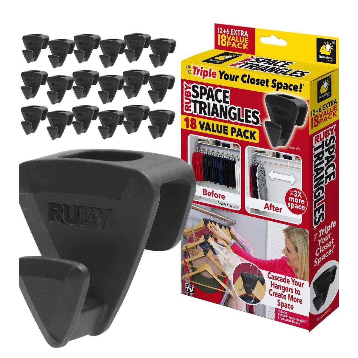 GENERICO - Organizador Ganchos Colgadores Para Ropa Antideslizante