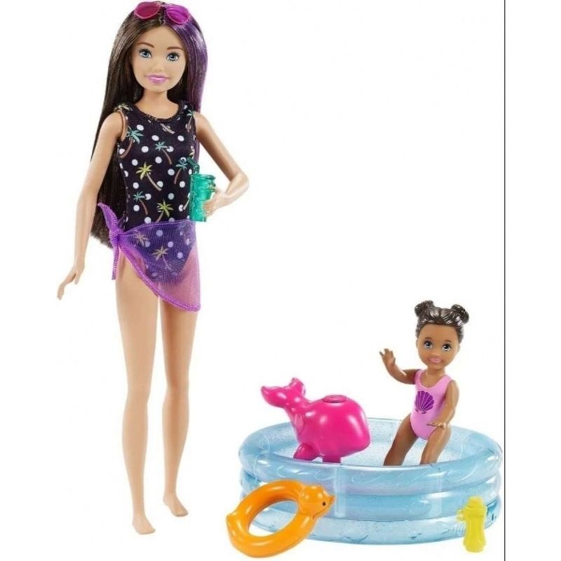 MATTEL - MATTEL GRP39 BARBIE SKIPPER PISCINA DELFIN