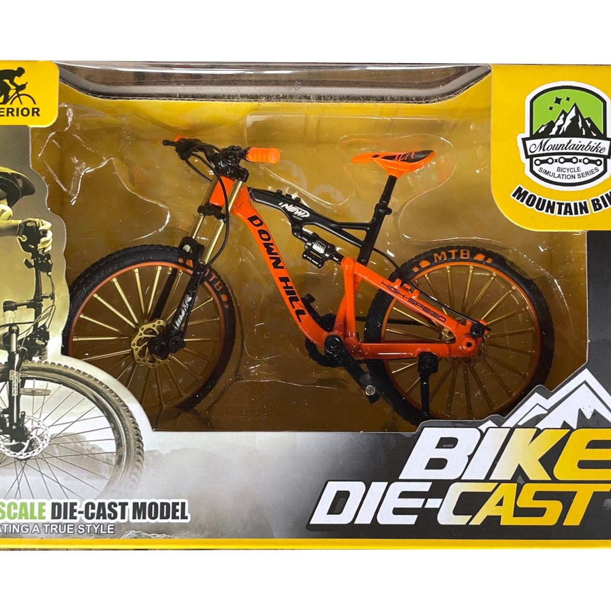 PELLITOS - BICICLETA MTB ORANGE ESCALA 1 10 ESTRUCTURA ALEACION