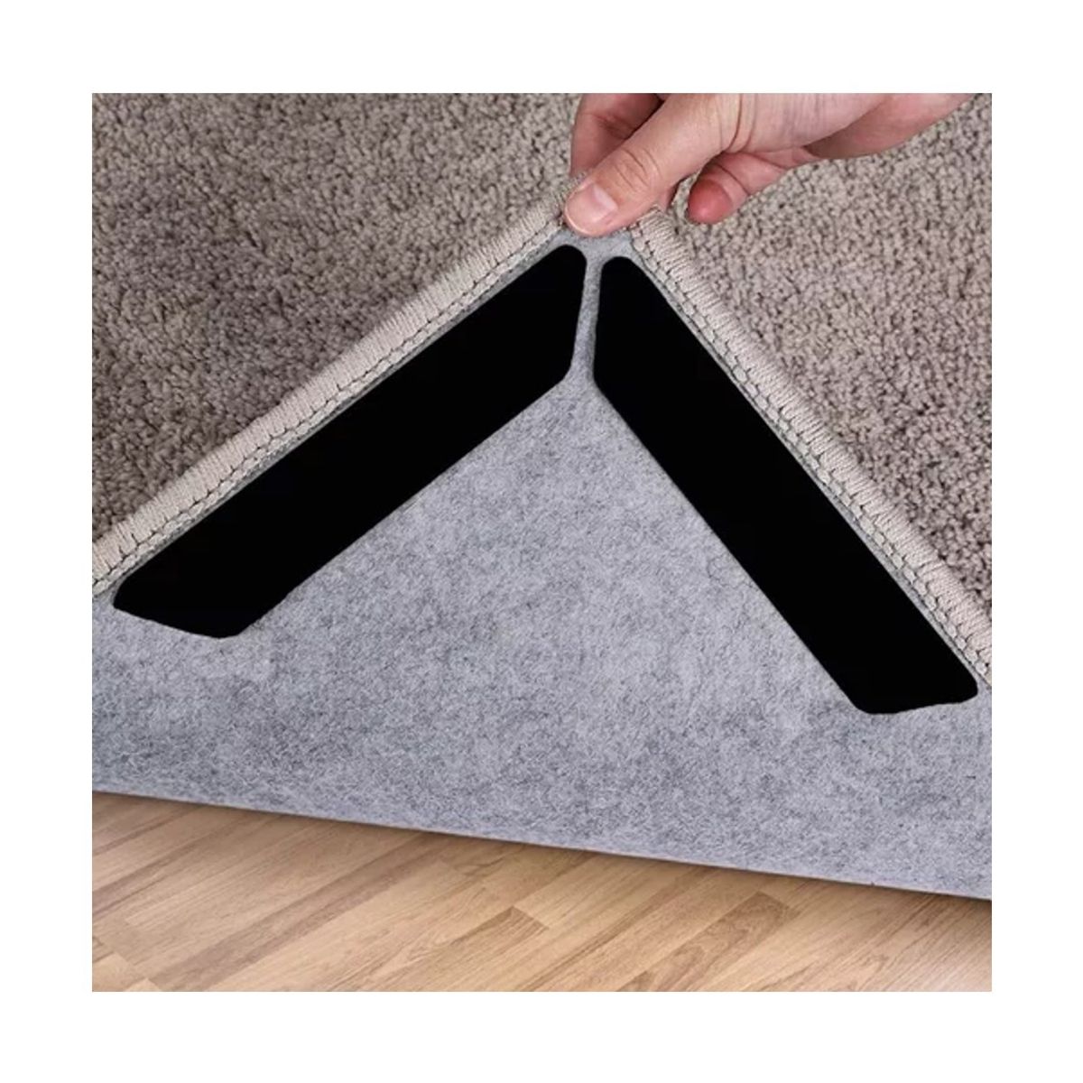 GENERICO - Set16 Antideslizantes Adhesivos Reutilizables Para Alfombra