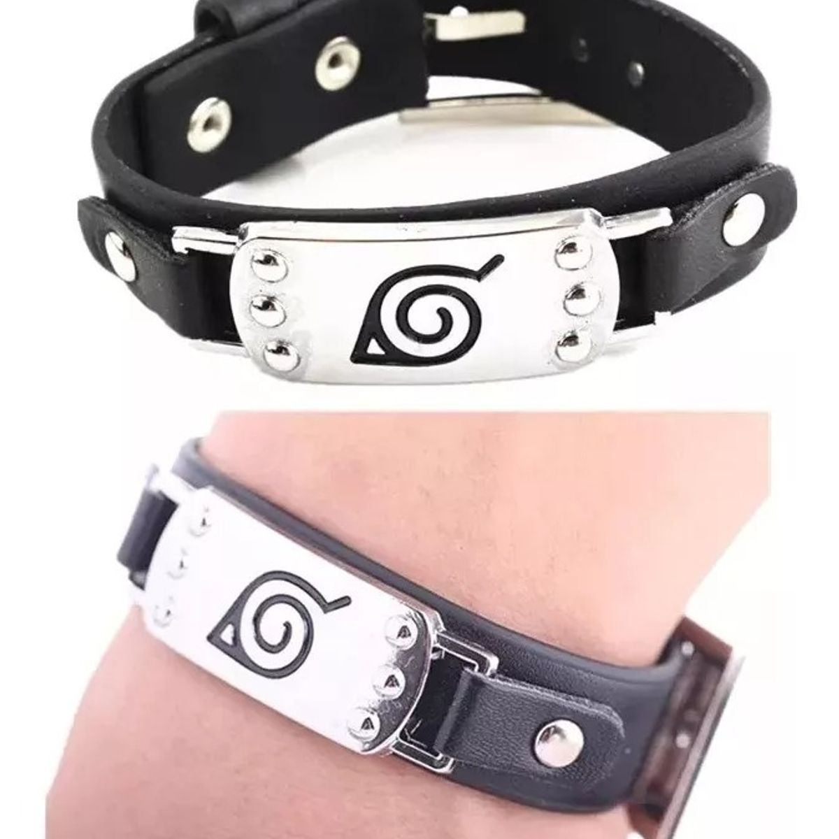 GENERICO - Pulsera Naruto Aldea De La Hoja ajustable anime Cosplay - Happy Store