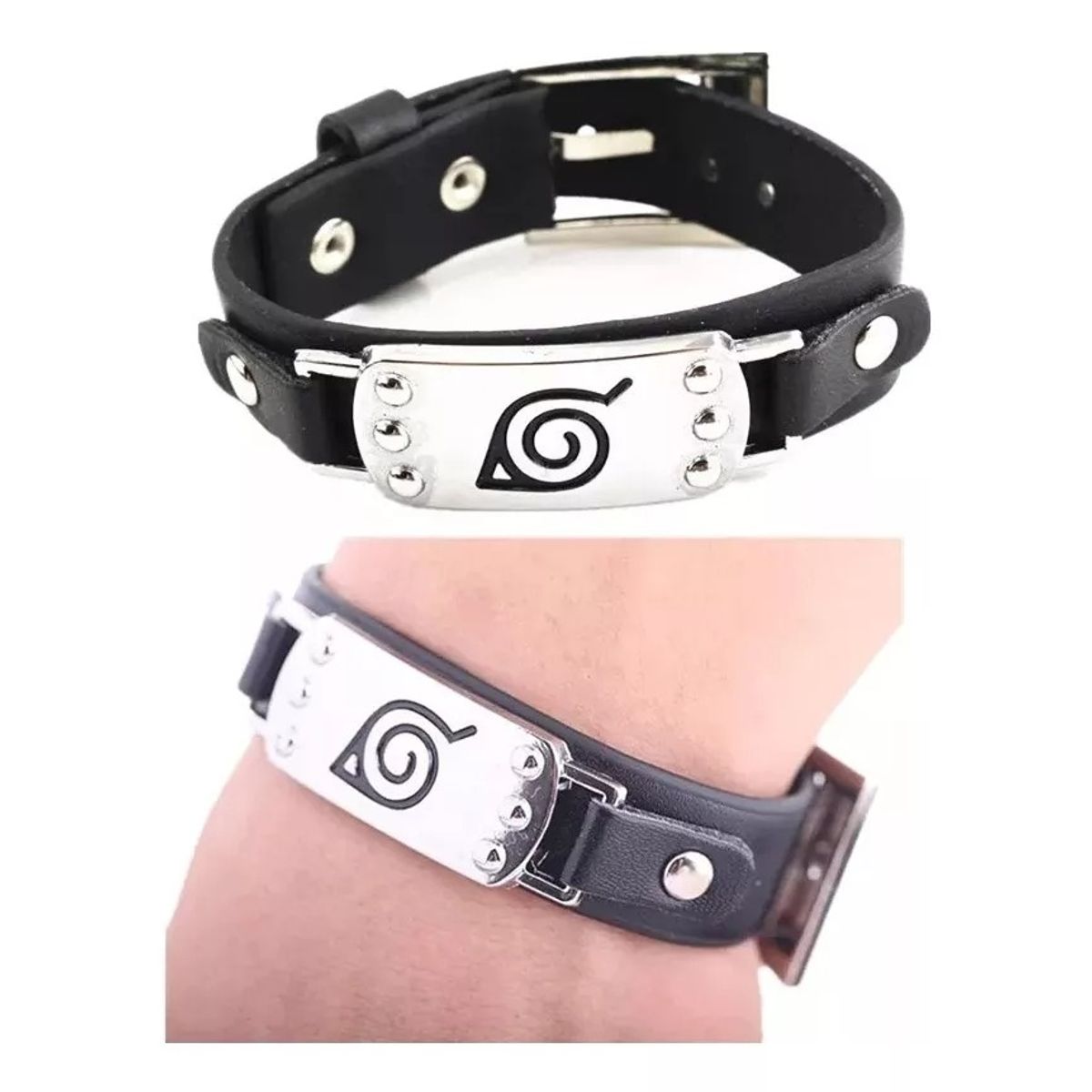 GENERICO - Pulsera Naruto Aldea De La Hoja ajustable anime Cosplay - Happy Store