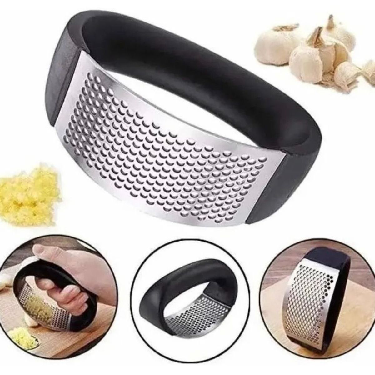 GENERICO - Prensa Ajos Moledor Picador Ajos Machacador Triturador Acero