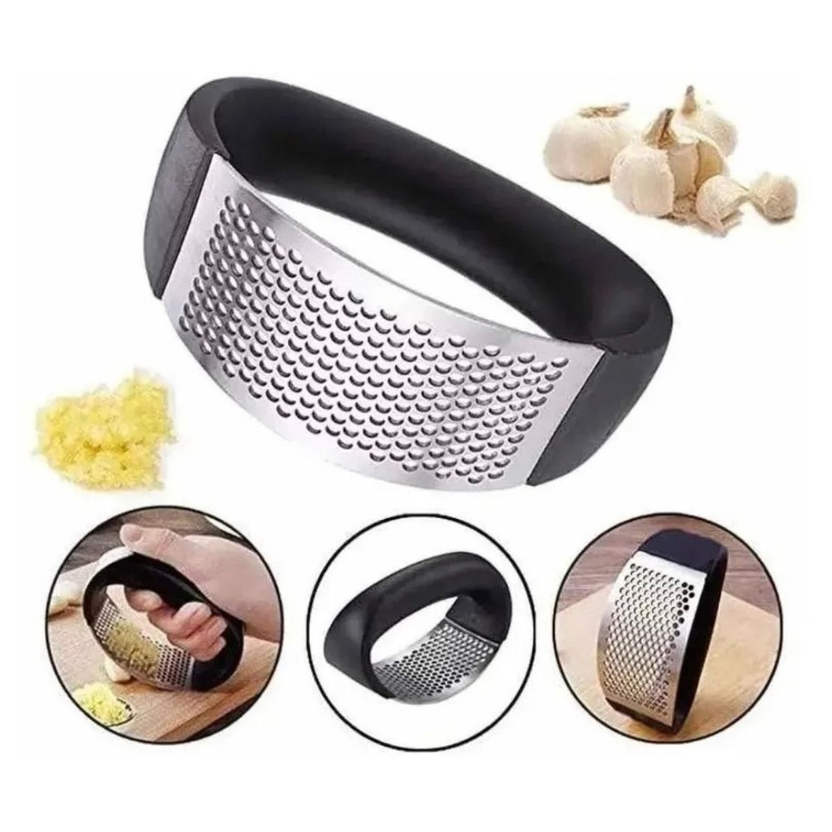 GENERICO - Prensa Ajos Moledor Picador Ajos Machacador Triturador Acero